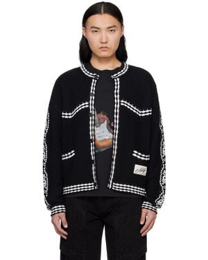 ANDERSSON BELL Fantasia Round-Neck Cardigan - Black
