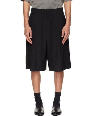Fear Of God Wool Ripstop Baggy Shorts - Black