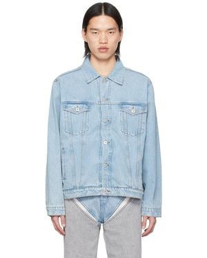 Y. Project Wire Denim Jacket - Blue
