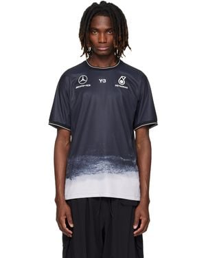 Y-3 Mercedes-Amg F1 Edition Mechanics Jersey T-Shirt - Blue