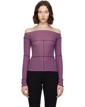 Baserange Haut Cinder Mauve À Corsage Bain De Soleil - Violet