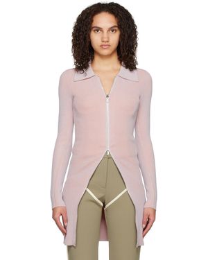 Paris Georgia Basics Zip-up Polo - Pink