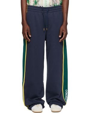 CASABLANCA Panelled Joggers - Blue
