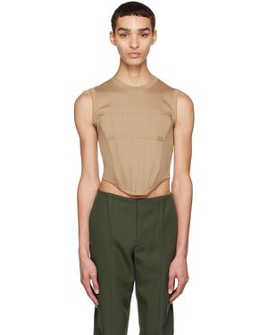 Dion Lee Corset Tank Top - Black