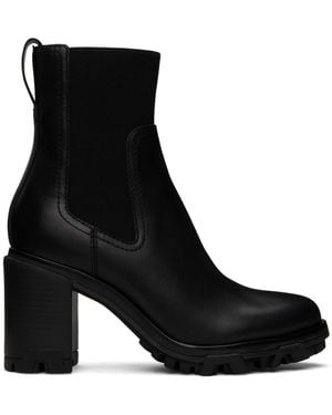 Rag & Bone Black Shiloh High Chelsea Boots