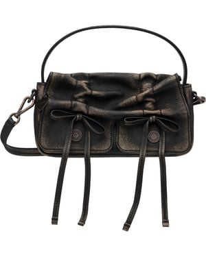 Acne Studios ブラウン マイクロ Multipocket バッグ - ブラック