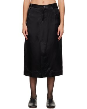 Niccolò Pasqualetti Matita Midi Skirt - Black