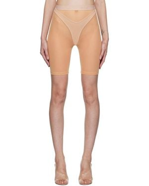 Gcds Sylvia Combo Sport Shorts - Natural
