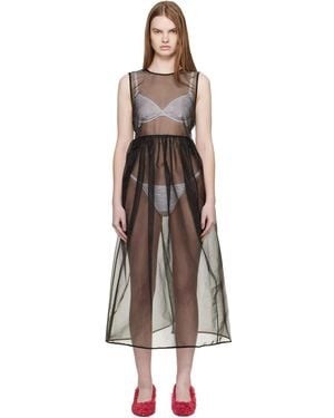 Cecilie Bahnsen Cbcamillia Midi Dress - Black