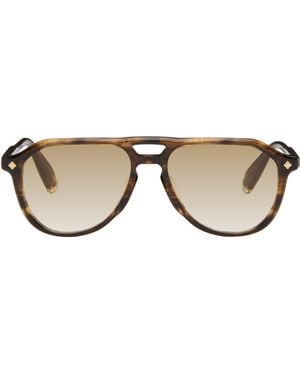Lunetterie Generale 'Gran Turismo' Sunglasses - Brown
