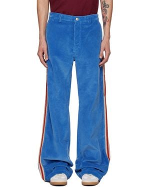 Wales Bonner Cymbal Trousers - Blue