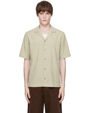 Maison Kitsuné Khaki Resort Shirt - Natural