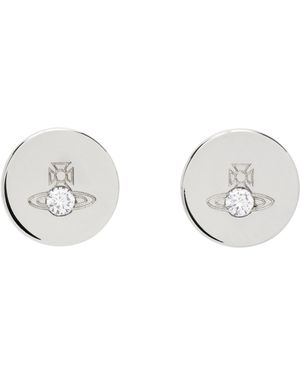 Vivienne Westwood Lewis Stud Earrings - Black