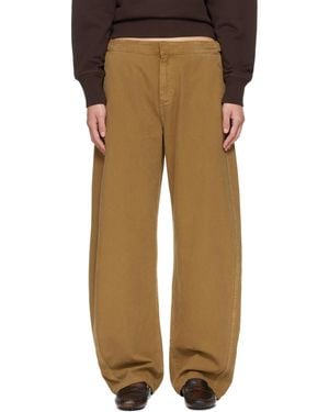 Rag & Bone Pantalon Vito Kaki En Canevas - Marron
