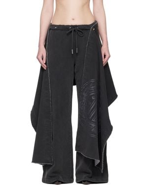 Jean Paul Gaultier Laurel Stamp Joggers - Black
