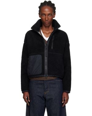 Canada Goose Simcoe Zip Up Fleece Sweater - Black