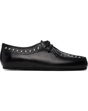 Jil Sander Hood Lace-Up Derbys - Black