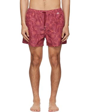 Paul Smith Maillot De Bain Bourgogne À Motif Graphique - Rose