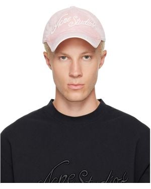 Acne Studios Embroidered Logo Cap - Blue