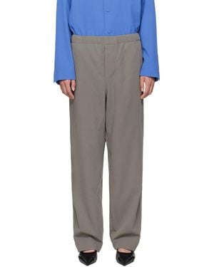 Meta Campania Collective Ed Twill Drawstring Trousers - Blue