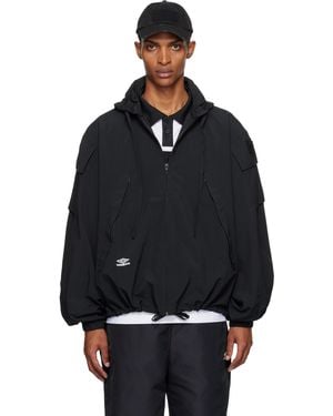 Umbro Tactical Windbreaker Jacket - Black