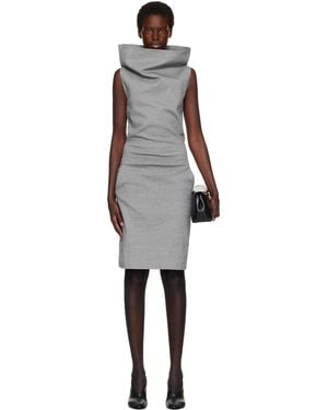 Issey Miyake Allow Midi Dress - Grey