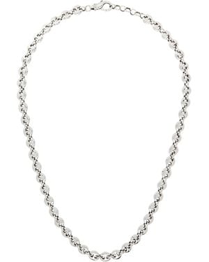 Sophie Buhai Small Circle Link Necklace - Metallic
