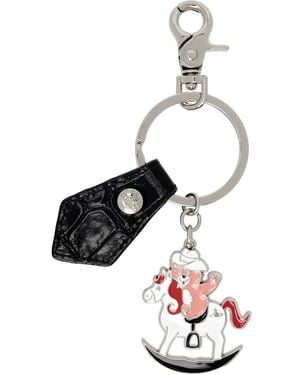 Vivienne Westwood Rocking Horse Teddy Keychain - Multicolour