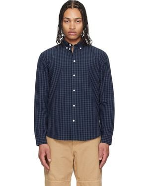 Burberry Roland Check Shirt - Blue