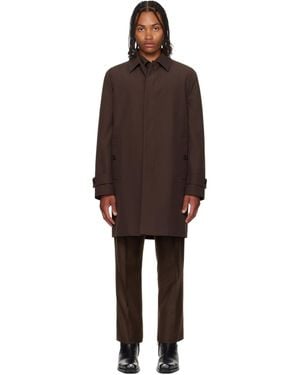Ferragamo Trench Car Coat - Black