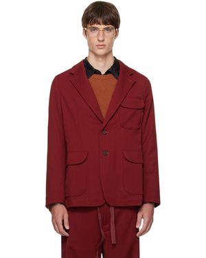 Sanderlak Flap Blazer - Red