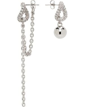 Justine Clenquet Gordon Earrings - White