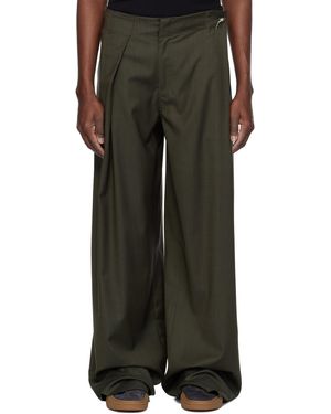 Serapis Jewel Rudder Trousers - Black