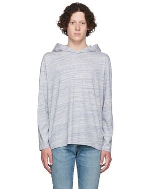 Vince ブルー コットン フーディ - ブラック