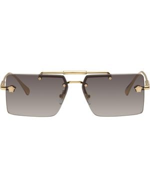 Versace Rimless Sunglasses - Black