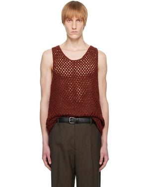 The Row Albertas Tank Top - Red