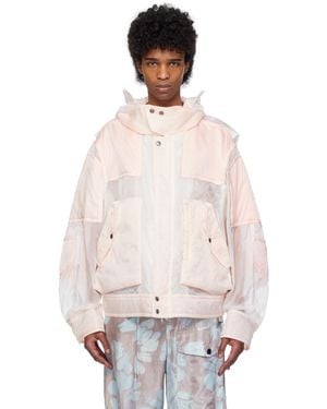Dries Van Noten Satin Jacket - White