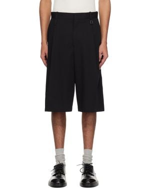 WOOYOUNGMI Short Noir En Laine