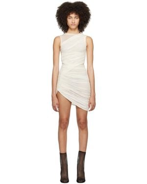 Subtle Le Nguyen Draped Minidress - Black