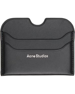 Acne Studios Leather Card Holder - Black