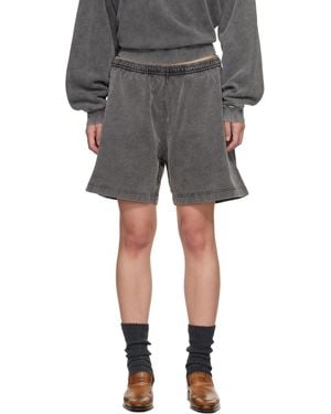 Acne Studios Cotton Shorts - Gray