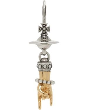 Vivienne Westwood Anatoly Single Earring - Metallic