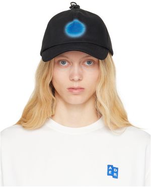 Adererror Casquette Product. 128 Noire À Logo Eternity - Bleu