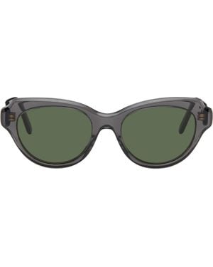 Loewe Swan Slim Sunglasses - Green