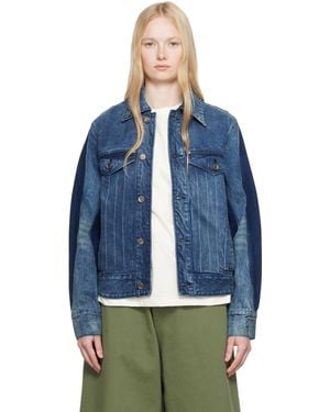 ADERERROR TRUCKER JACKET 1601 / WHITE