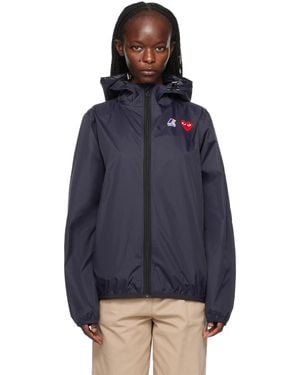 COMME DES GARÇONS PLAY Comme Des Garçons Play K-wayエディション ネイビー ジャケット - ブルー