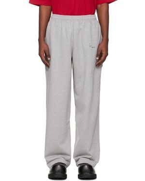 Vetements Cut Joggers - White