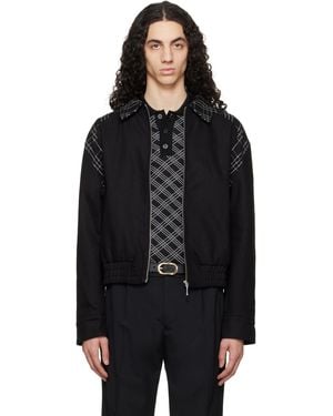 Ernest W. Baker Varsity Jacket - Black