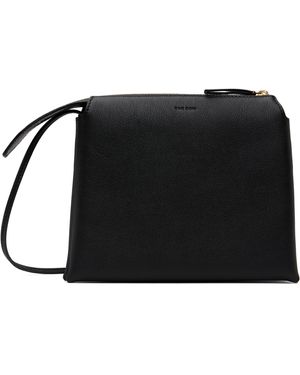 The Row Nu Mini Twin Calfskin Bag - Black