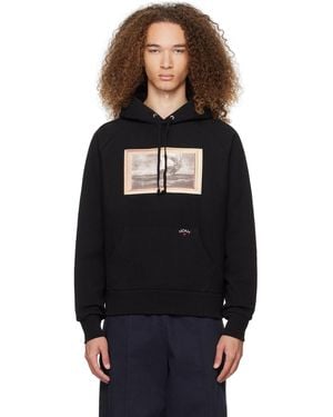 Noah The Cureコレクション ブラック プリント フーディ